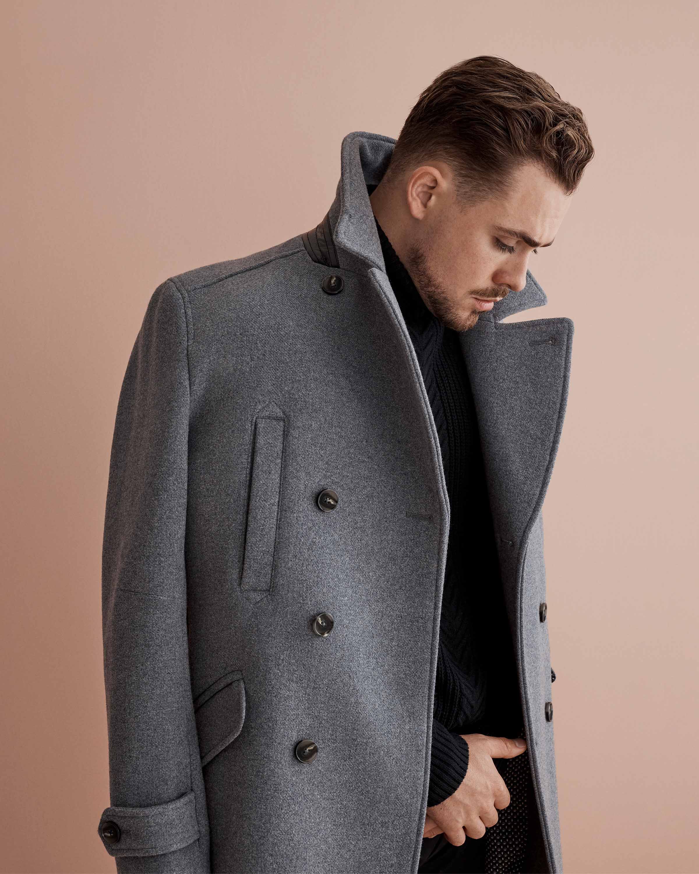 Mens wool hot sale coats australia